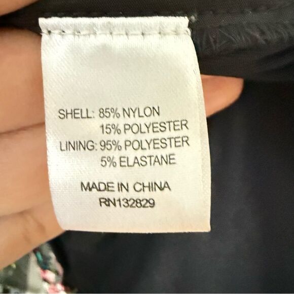 Tularosa Revolve Black Floral Embroidered Cali Mini Dress size Small - Picture 15 of 15